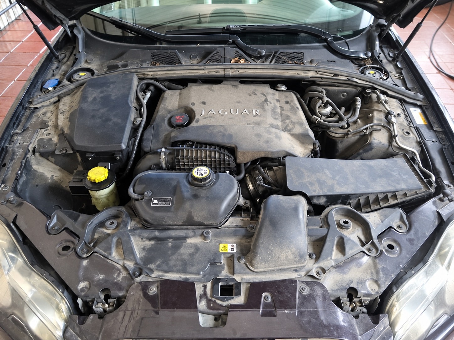 Подкапотное пространство Jaguar