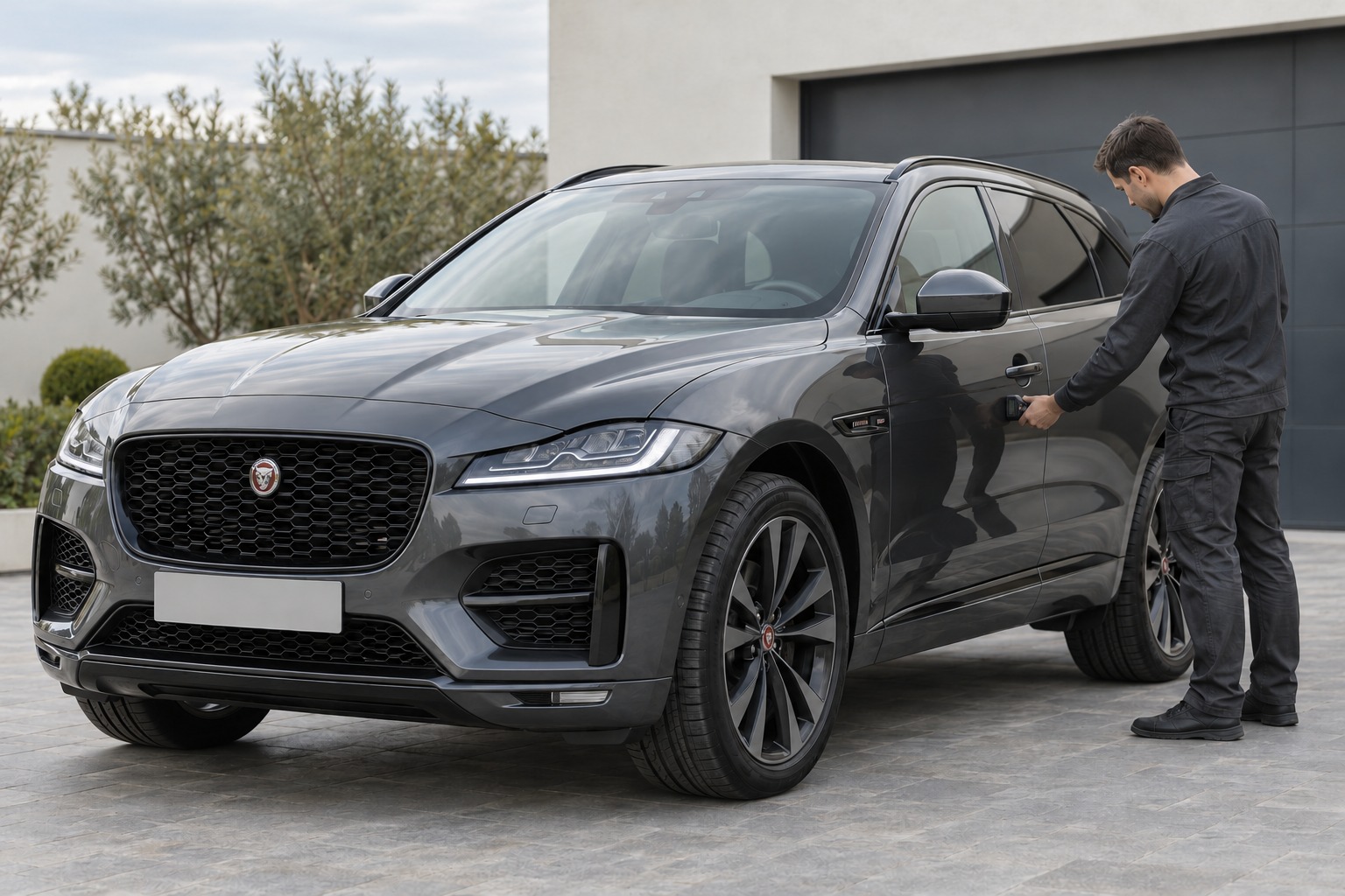 Проверка лакокрасочного покрытия Jaguar перед покупкой