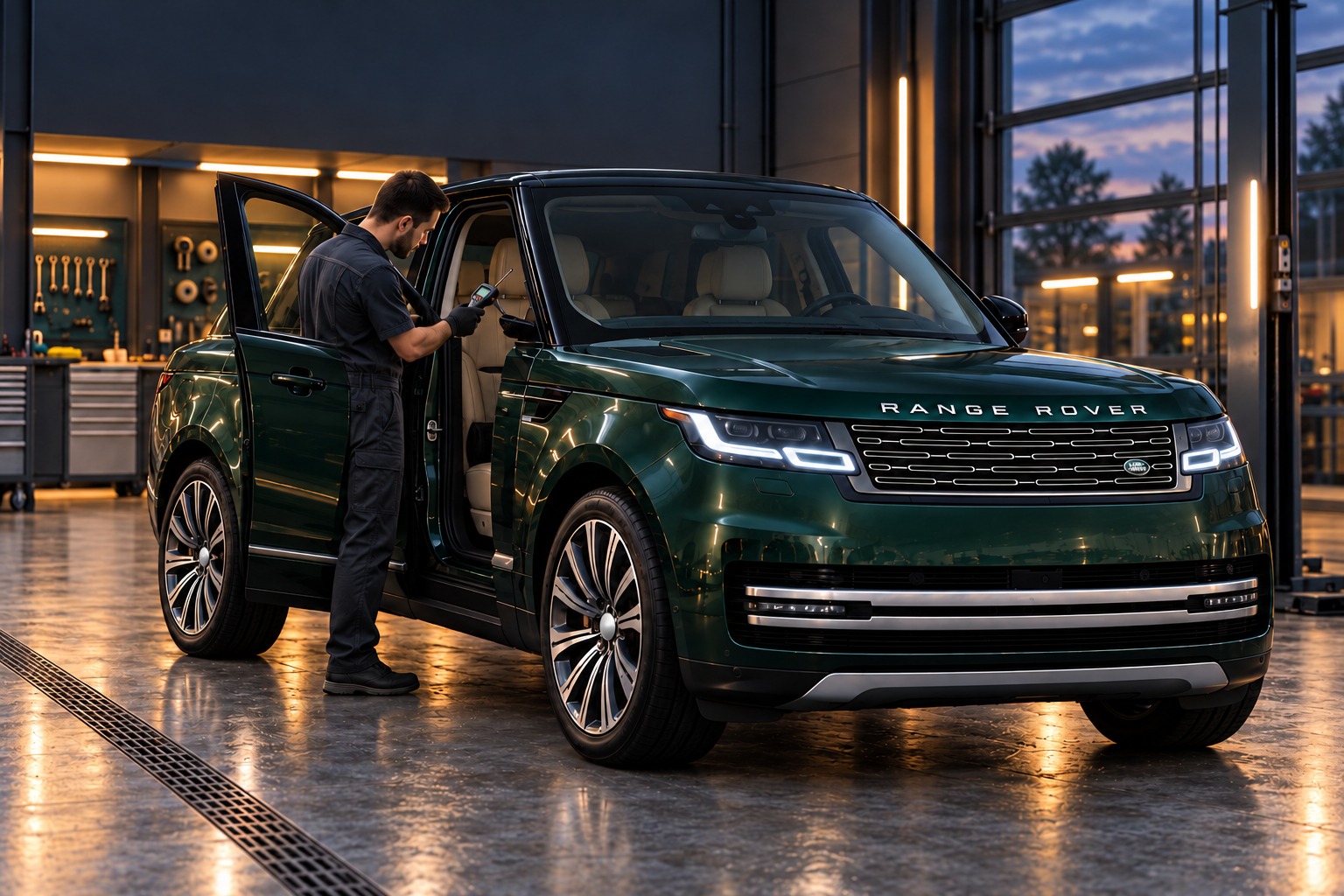 Проверка климатической системы Range Rover